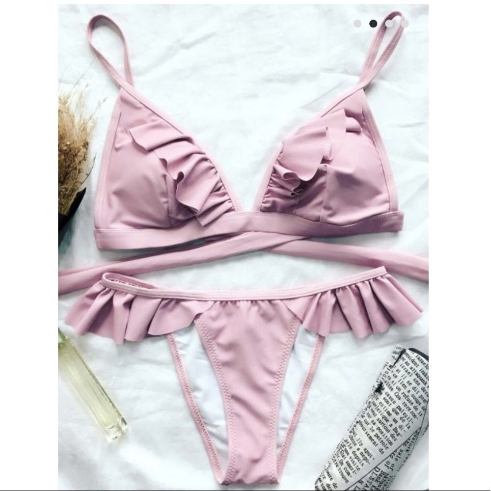 Pink bikini